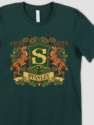Stag Coat Of Arms : Premium Printed T-Shirts