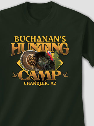 Turkey Hunting Camp : Printed T-Shirts