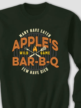 Wild Game Few Have Died BBQ : Printed Sweatshirts