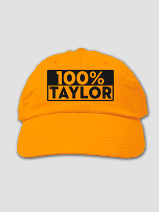 100 Percent : Embroidered Baseball Hats