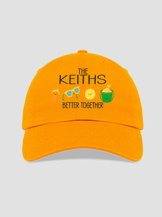 Better Together Vacation : Embroidered Baseball Hats