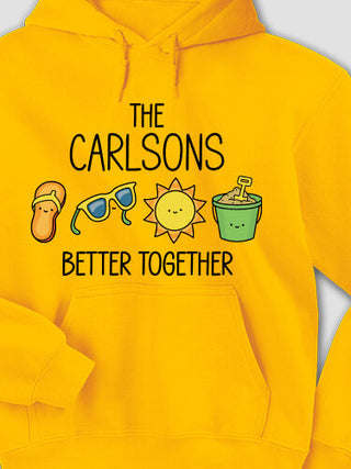 Better Together Vacation : Printed Hoodies
