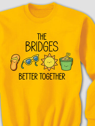 Better Together Vacation : Printed Sweatshirts