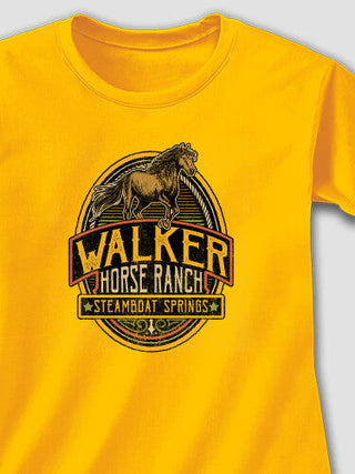 Classic Horse Ranch : Adult Ladies Fitted T-Shirt