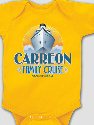 Family Cruise : Printed Baby Bodysuits