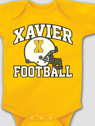 Football Helmet : Printed Baby Bodysuits