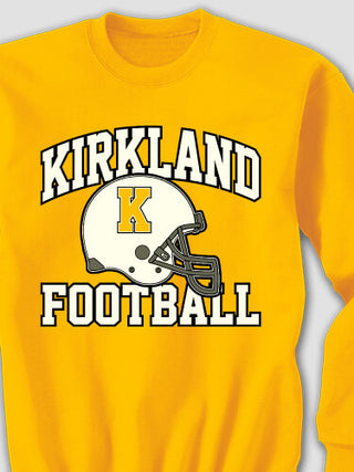 Football Helmet : Printed Sweatshirts