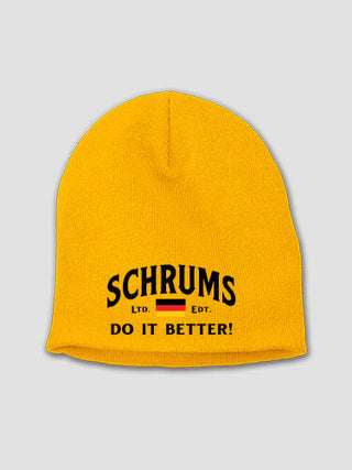 Germans Do It Better : Embroidered Beanies