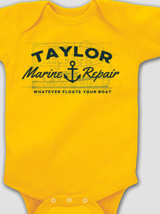 Marine Repair : Printed Baby Bodysuits