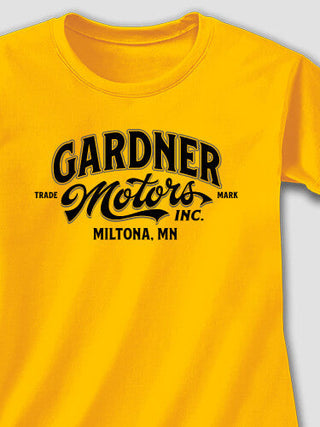 Motors : Adult Ladies Fitted T-Shirt