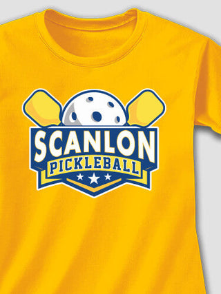 Pickleball : Adult Ladies Fitted T-Shirt