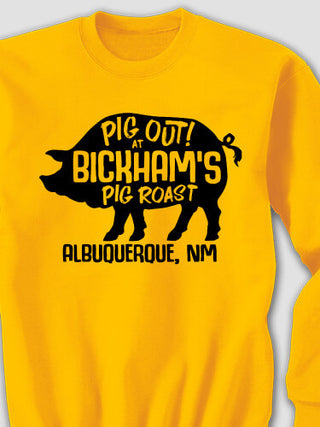 Pig Roast : Printed Sweatshirts
