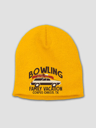 Retro Family Vacation : Embroidered Beanies