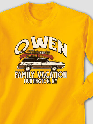 Retro Family Vacation : Printed Long Sleeves