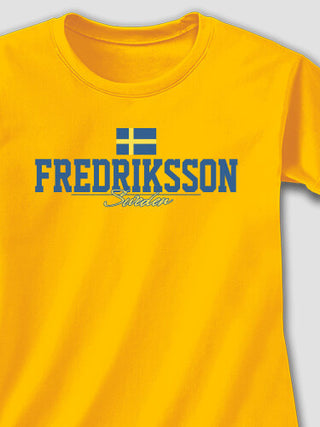 Sweden Flag : Printed T-Shirts