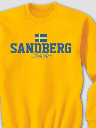 Sweden Flag : Printed Sweatshirts