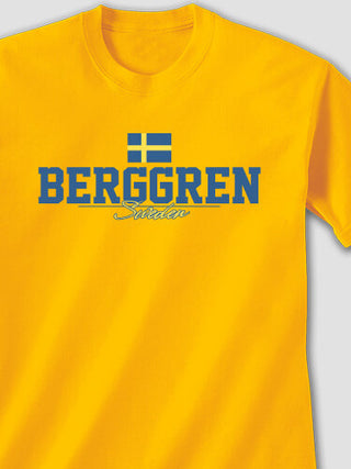 Sweden Flag : Printed T-Shirts