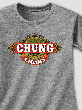 Cigars : Adult Ladies Fitted T-Shirt