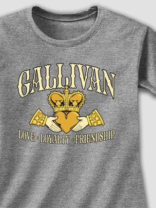 Claddagh : Adult Ladies Fitted T-Shirt