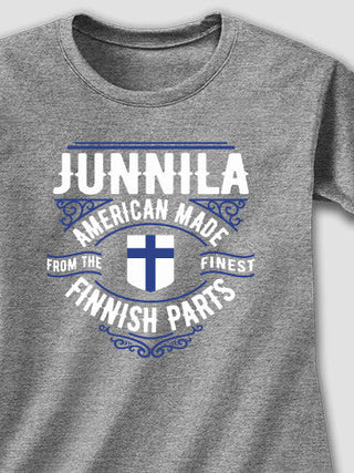 Finnish Parts : Adult Ladies Fitted T-Shirt
