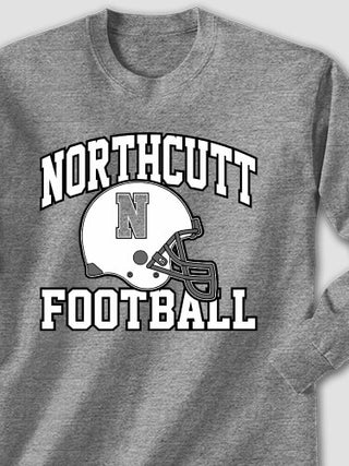 Football Helmet : Printed Long Sleeves
