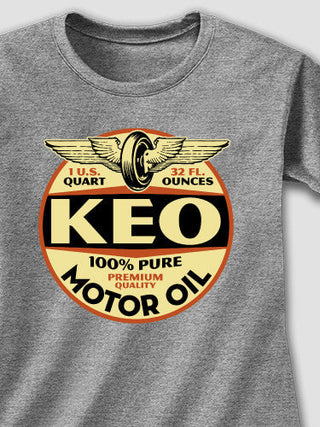 Motor Oil : Adult Ladies Fitted T-Shirt
