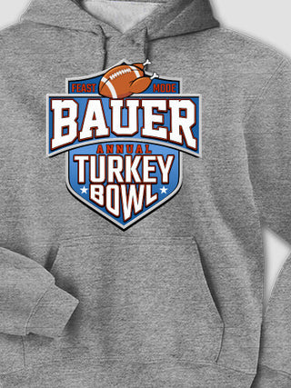 Turkey Bowl : Printed Hoodies