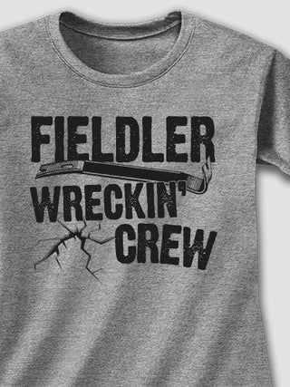Wreckin' Crew : Adult Ladies Fitted T-Shirt
