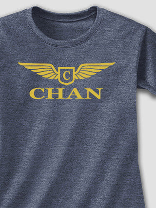 Aviation Monogram : Adult Ladies Fitted T-Shirt