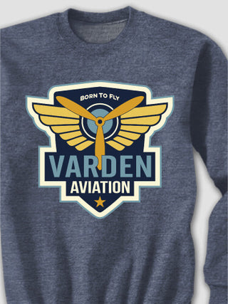 Aviation Patch : Printed Sweatshirts