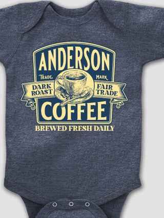 Coffee : Printed Baby Bodysuits