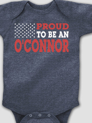 Family Flag : Printed Baby Bodysuits