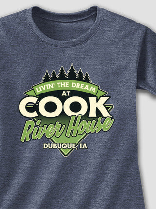 Livin' The Dream River House : Printed T-Shirts
