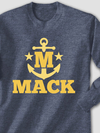 Nautical Monogram : Printed Long Sleeves