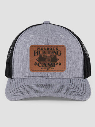 Deer Hunting Camp : Structured Trucker Hats with Patch