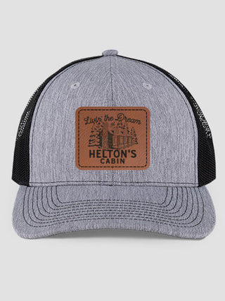 Livin' The Dream Cabin : Structured Trucker Hats with Patch