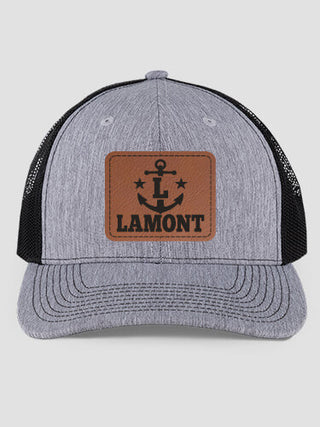 Nautical Monogram : Structured Trucker Hats with Patch