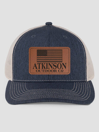 American Outdoor Company : Structured Trucker Hats with Patch