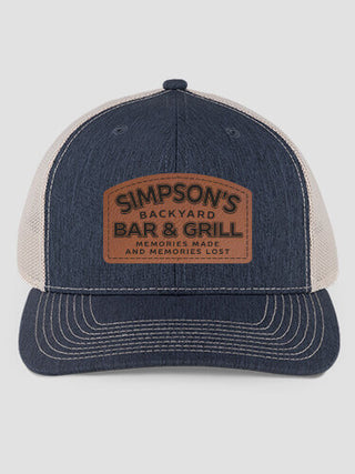 Backyard Bar and Grill : Structured Trucker Hats with Patch