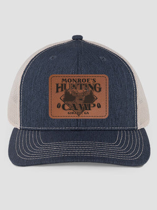 Deer Hunting Camp : Structured Trucker Hats with Patch