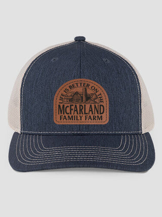 Life Is Better Farm : Structured Trucker Hats with Patch