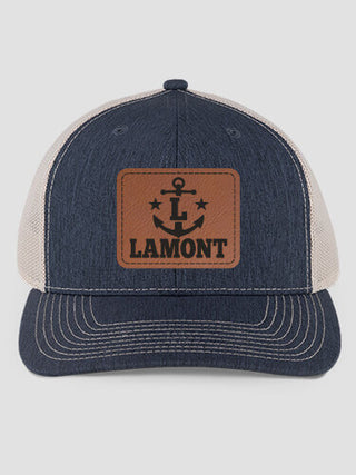 Nautical Monogram : Structured Trucker Hats with Patch
