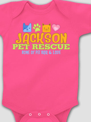 Pet Rescue : Printed Baby Bodysuits