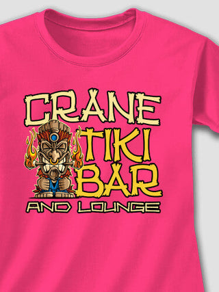 Tiki Bar : Adult Ladies Fitted T-Shirt