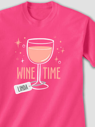 Wine Time : Printed T-Shirts