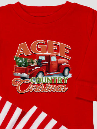 Country Christmas : Matching Family Pajamas