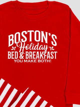 Holiday Bed And Breakfast : Matching Family Pajamas