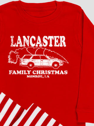 Retro Family Christmas : Matching Family Pajamas