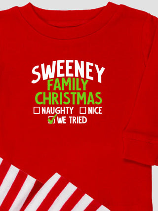 We Tried : Matching Family Pajamas