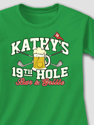 19th Hole : Ladies Fitted Printed T-Shirts